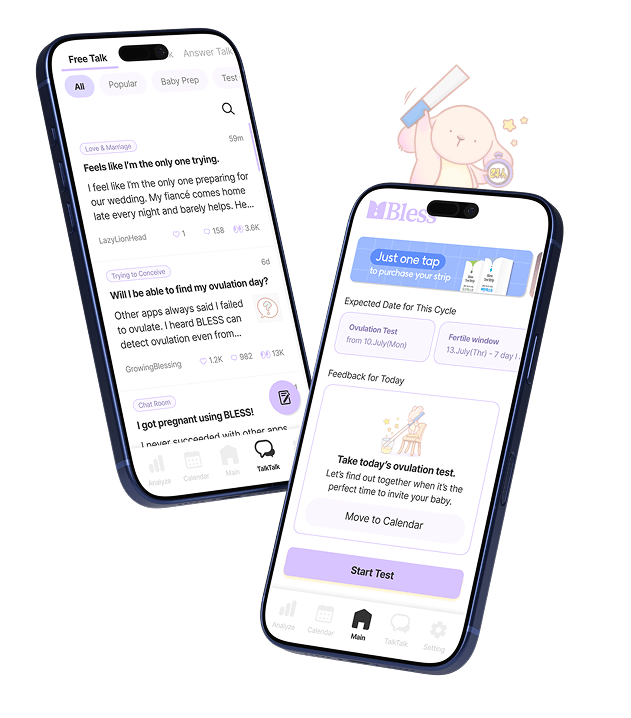 Bless app launch screen mock up